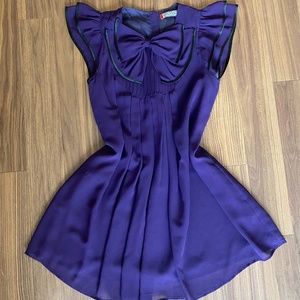 Eggplant Lolita Bow Dress
